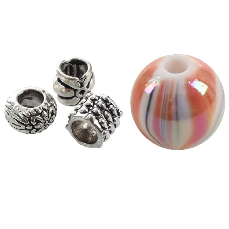 

50 шт., бусины-разделители для акриловых шариков