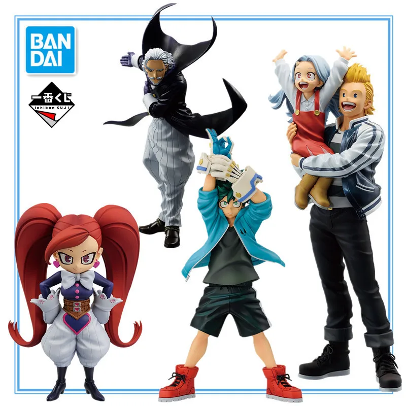 В наличии BANDAI My Hero Academia Ichiban KUJI Gentle Criminal Midoriya Izuku Million Eri ПВХ Аниме Фигурки Модель