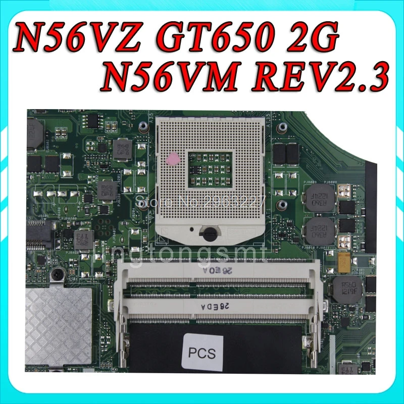 Материнская плата N56VM REV2.3 подходит для N56VJ N56VZ N56VB GeForce GT650M 2 Гб N56V n56vm N56VV