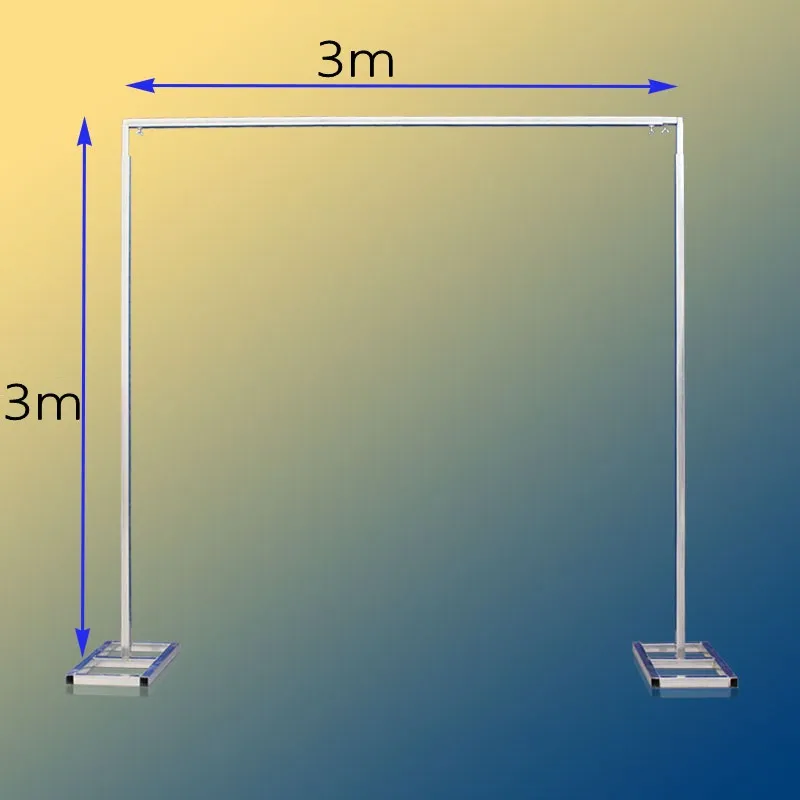 3x6 м свадебная арка металлический железный фон подставка дверь декор для дня