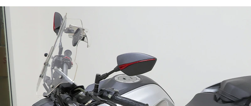 For Bajaj Pulsar 200 NS/200 RS/200 AS all year Strom Thread Left Right Rear Rearview Mirrors images - 6