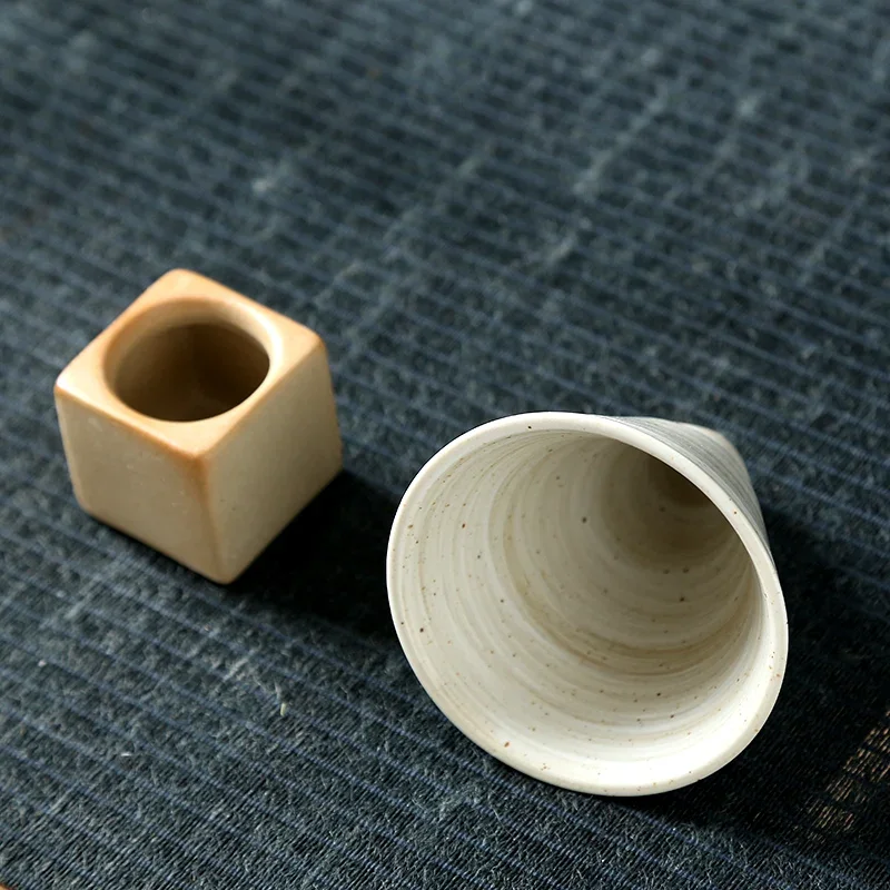 1 шт. креативная Ретро Керамическая кофейная чашка грубая керамика чайная