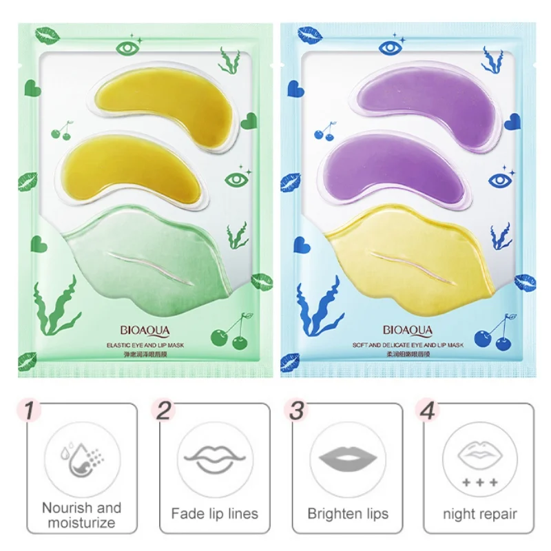 

Маска для кожи вокруг глаз с алоэ, корейская косметика