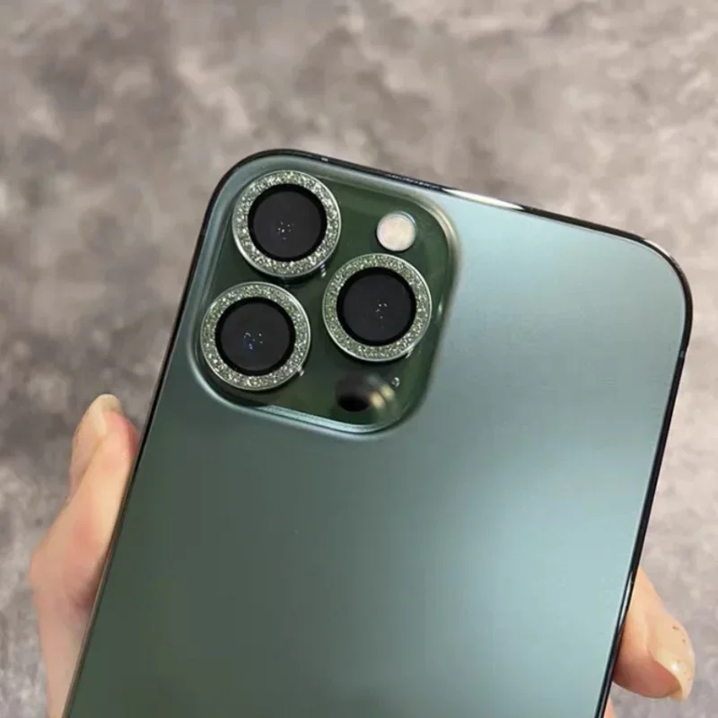 Защитное стекло для объектива камеры с бриллиантами IPhone 16 15 Pro Max Plus защитная