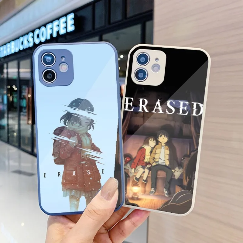 Anime Erased Phone Case For IPhone 14 13 12 11 Pro Max X XR XS 8 7 Plus Liquid Glass Color Phone Cover