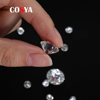 real 1 carat 6 5mm d vvs1 moissanite certified lab grown moissanita diamonds loose gemstones stones for jewelry with gra gems