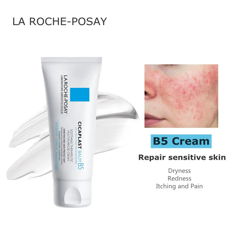

La Roche-Posay B5 Cream Cicaplast Balm Soothes Redness And Itching Nourishes Improve Sensitive Dry Skin Repair Barrier 100ml