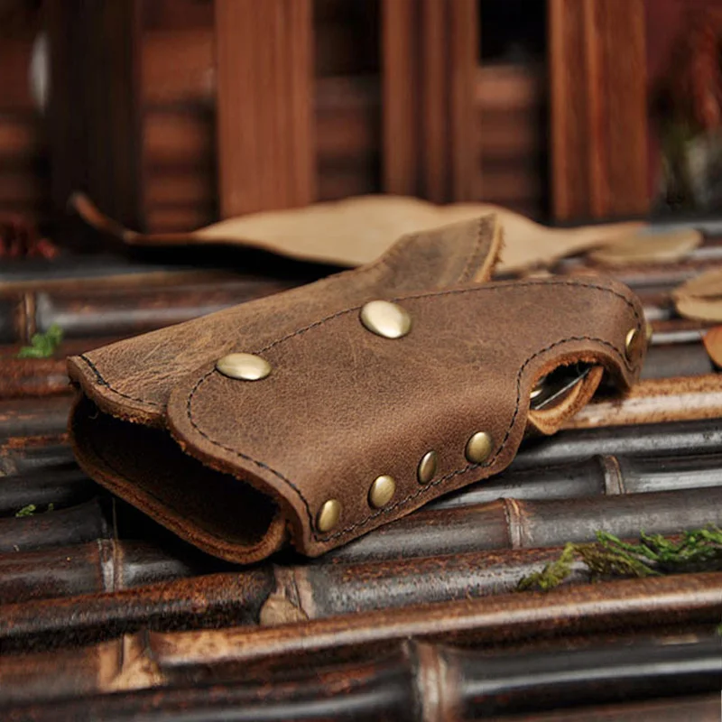 Cobbler Legend 2021 Vintage Genuine Leather Car Key Holder Men Wallet Keychain Housekeeper Women /Male Case Bag Organizer