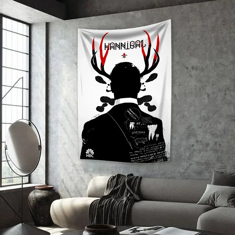 Классический гобелен из ужасов для телевизора украшение дома в стиле хиппи бохо