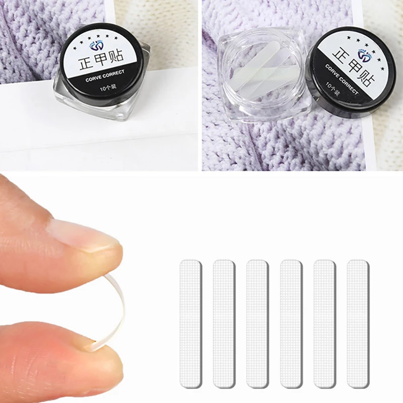 

Ingrown Toe Nail Treatment Ingrown Toenail Correction Tool Elastic Patch Sticker Straightening Clip Brace Pedicure Tools 10pcs