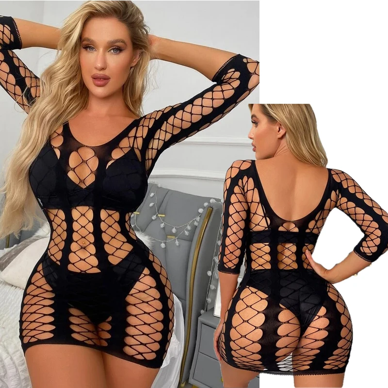 

Sexy Women Bikini Cover Up Beach Bathing Swimwear Perspective Plus Size Dress See Through Casual Solid Bathing Clothes Qq578