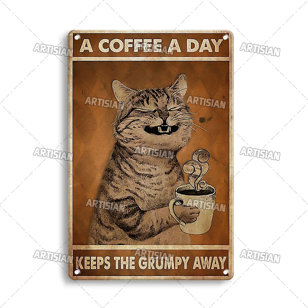 

Металлический знак ARTISIAN "Артизийский Кот"