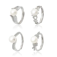 meibapj natural freshwater pearl ring real 925 sterling silver fine wedding jewelry for women