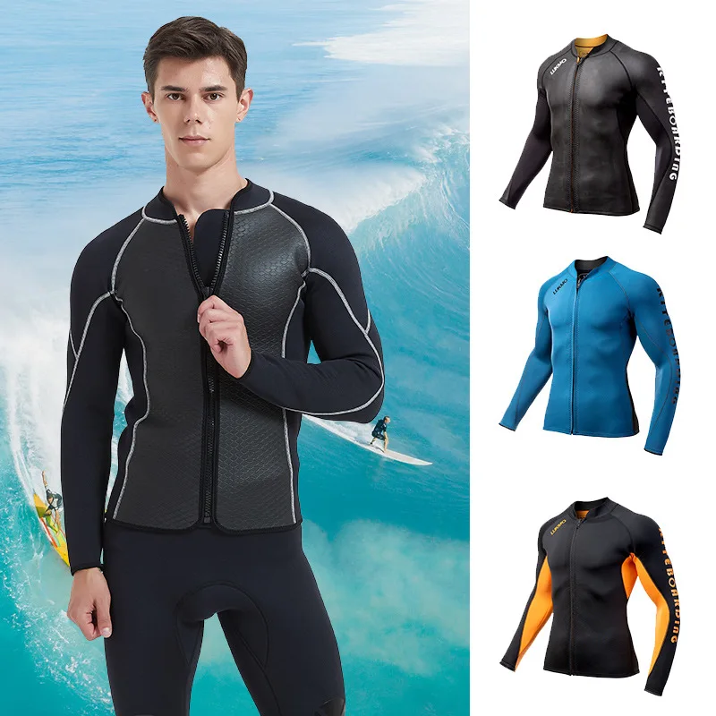 2/3mm free diving suit Split wet suit Long sleeve top Deep diving diving pants Male snorkeling suit Surfing female