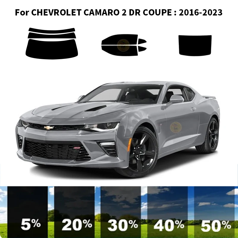 

Precut nanoceramics car UV Window Tint Kit Automotive Window Film For CHEVROLET CAMARO 2 DR COUPE 2016-2023