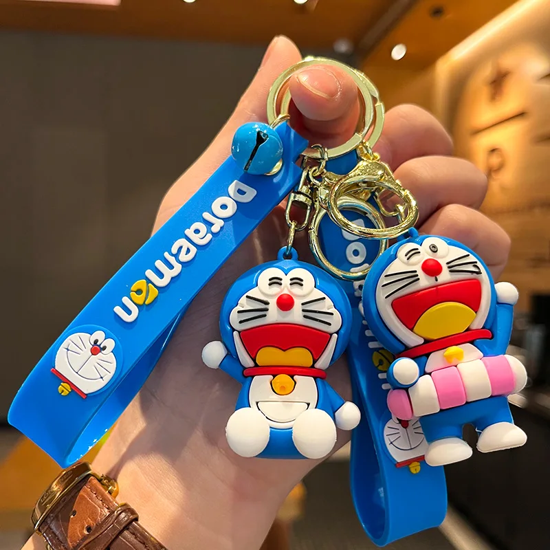 

Брелок с героями мультфильмов Doraemon, японское аниме милая кукла, брелок для автомобиля, подвеска для рюкзака, украшения, аксессуары, праздничные подарки, Прямая поставка