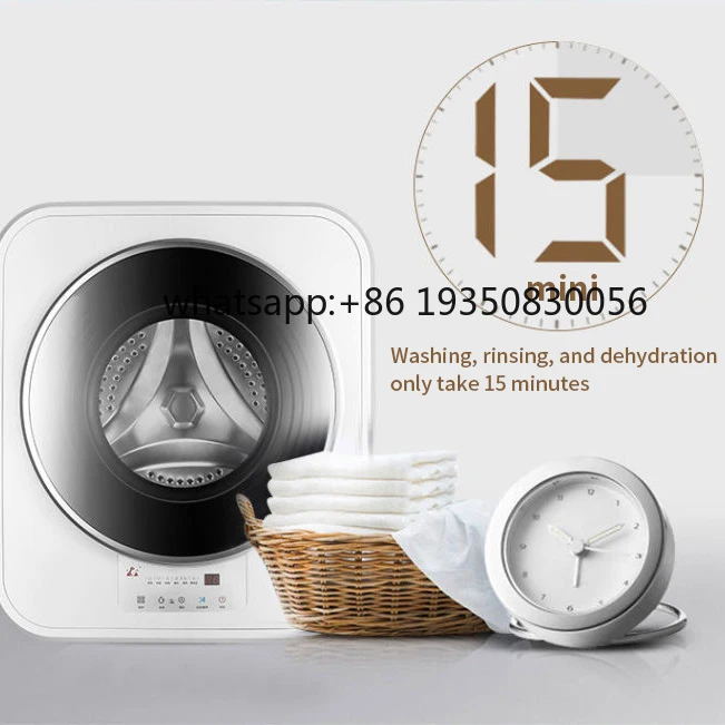 Фото Стиральная машина TYTXRV 3 кг, 220 В, настенная, для караванов, мини, автоматическая, с фронтальной загрузкой №5