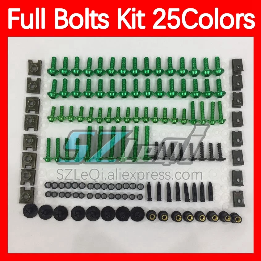 

Болты Обтекатели Полный комплект винтов для SUZUKI SV650S SV1000S SV 650S 1000S 00 01 02 03 2004 2005 2006 болты с корпусом гайки 2007 шт.