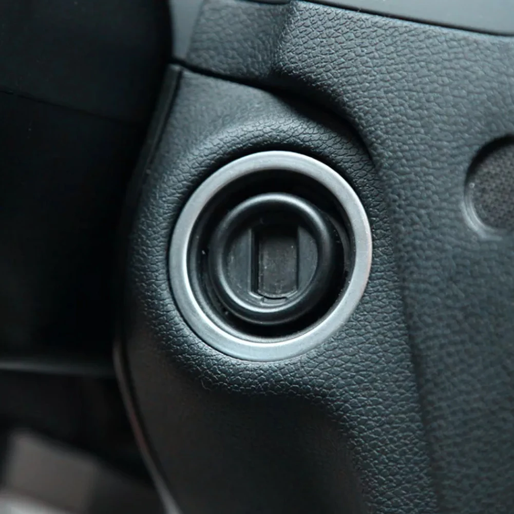 Украшение автомобиля отделка ключа зажигания цвет серебра автомобильный