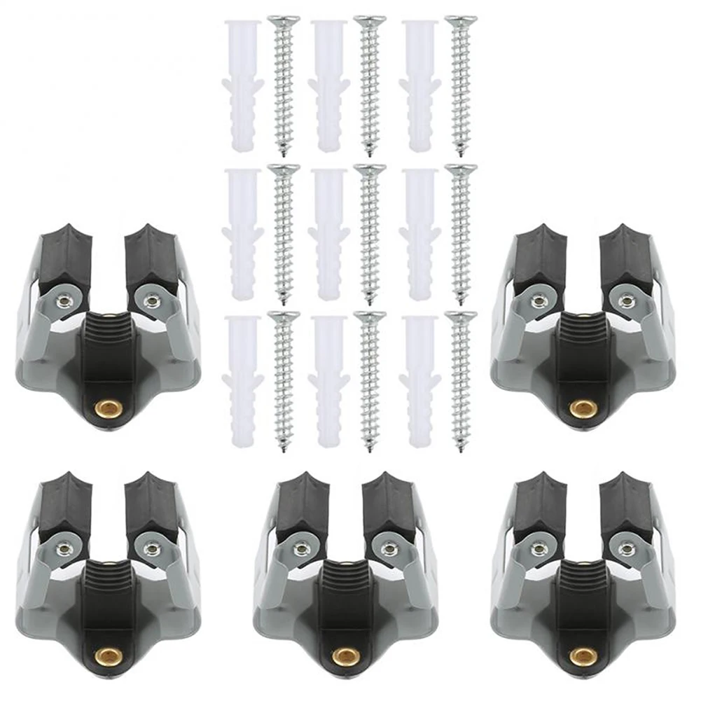 

Brooms Mops Rakes Shovels Storage Rack Bracket 2.5 Kg Anti-slip Clear Arrangement Garden Equipmen High-quality