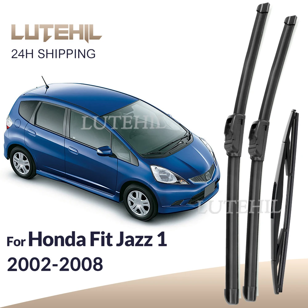 

Для Honda Fit Jazz 1 2002-2008 2003 2004 2005 2006 стеклоочиститель передние и задние щетки стеклоочистителя лобовое стекло щетки для окон 20 "15" 14"