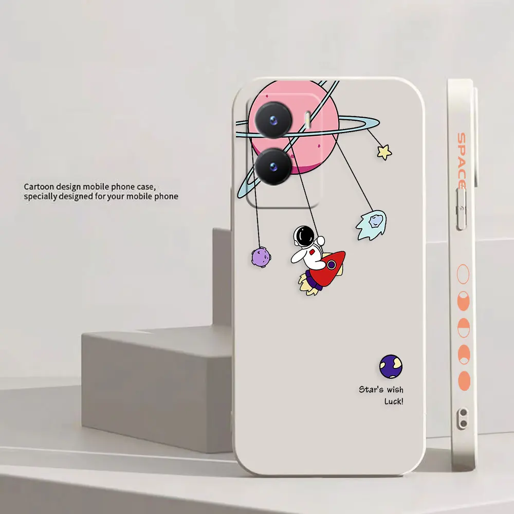 Астронавт Космос Звезда фотосессия для VIVO Y55S Y30 Y31 Y33S Y55 Y35 Y51S Y52S Y53S Y66 Y71T Y73S Y77 чехол