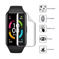 hd soft watch film for huawei honor band 6 5 4 full screen protector for huawei band 6 pro not tempered glass