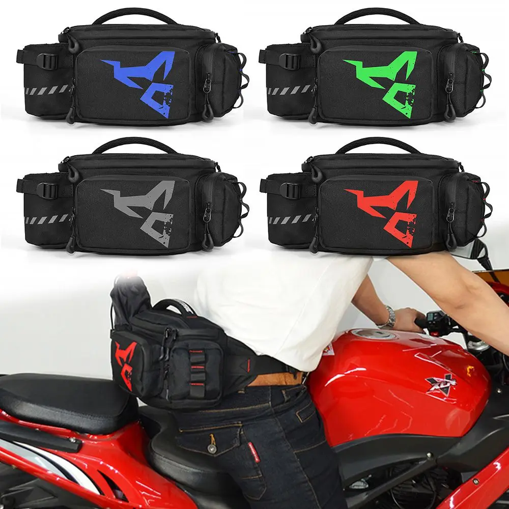 

Многофункциональная мотоциклетная поясная сумка для чайника, вместительный расширяемый диагональный чемодан на одно плечо, велосипедные ...