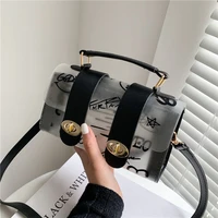 mbti fashion summer pvc women shoulder bag transparent letter print top handle bags fashion new style individuality bolso mujer