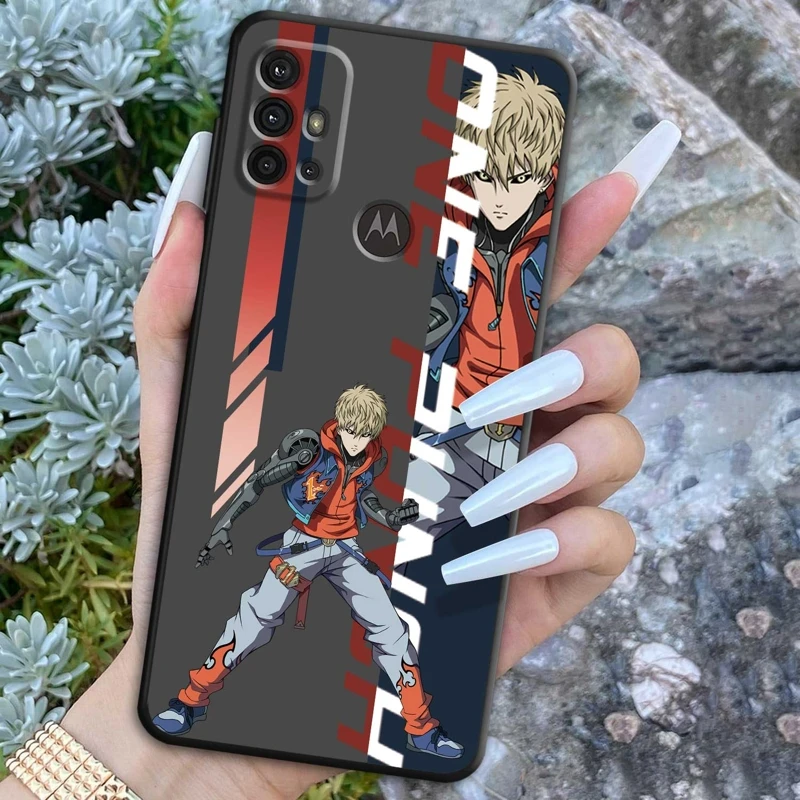 

Coque Case For Motorola Moto G51 5G G52 G30 G60 EDGE 20 30 G22 20 Lite G200 G71 G31 G9 G8 Plus One Fusion One Punch-Man Drawing