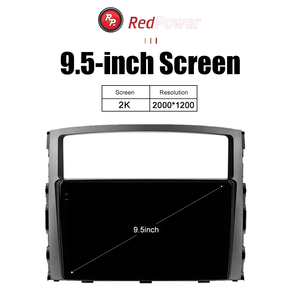 Фото Автомагнитола 2K RedPower 75223 Hi-Fi для Mitsubishi Pajero 4-поколение (08.2006-10.2020)Android Car DVD Player Radio DSP №2
