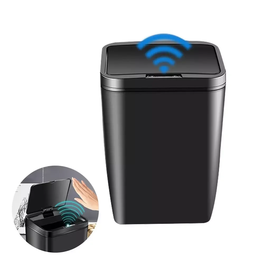 

NEW2023 Automatic Touchless Trash Can Intelligent Induction Motion Sensor Trash Can Eco-friendly Recycle Bin Kitchen Garbage Car