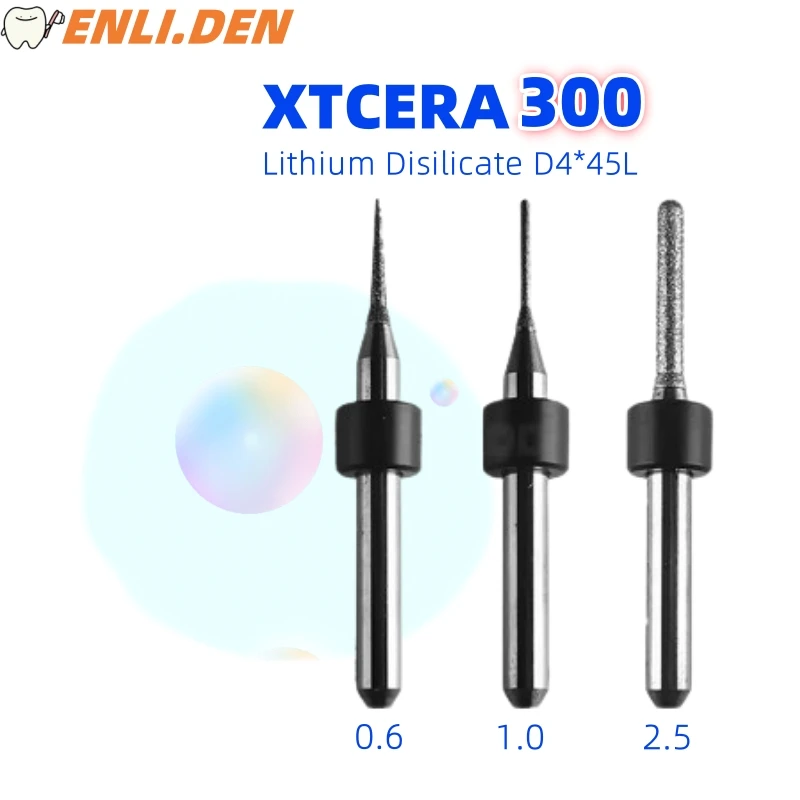 XTCERA 300/600SE дисиликат лития стоматологические фрезерные боры Gringding 0 6/1 0/2 5 D4 * 45L