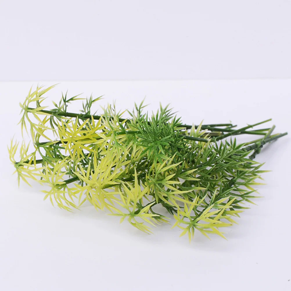 

20 Pcs Artificial Plants Bamboo Model Artificial Plastic Tree Miniature Ornament Plants Adornment Decor Manual Greenery