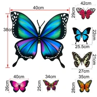 3d butterfly wall sticker attractive delicate colorful large window murals home decor