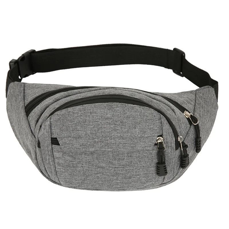 

Men Waist Bag Pack Men's Wallet Purse Casual Large Phone Belt Bag Pouch Women Canvas Travel Motorcycle Bag Fanny Banana Bag Hip
