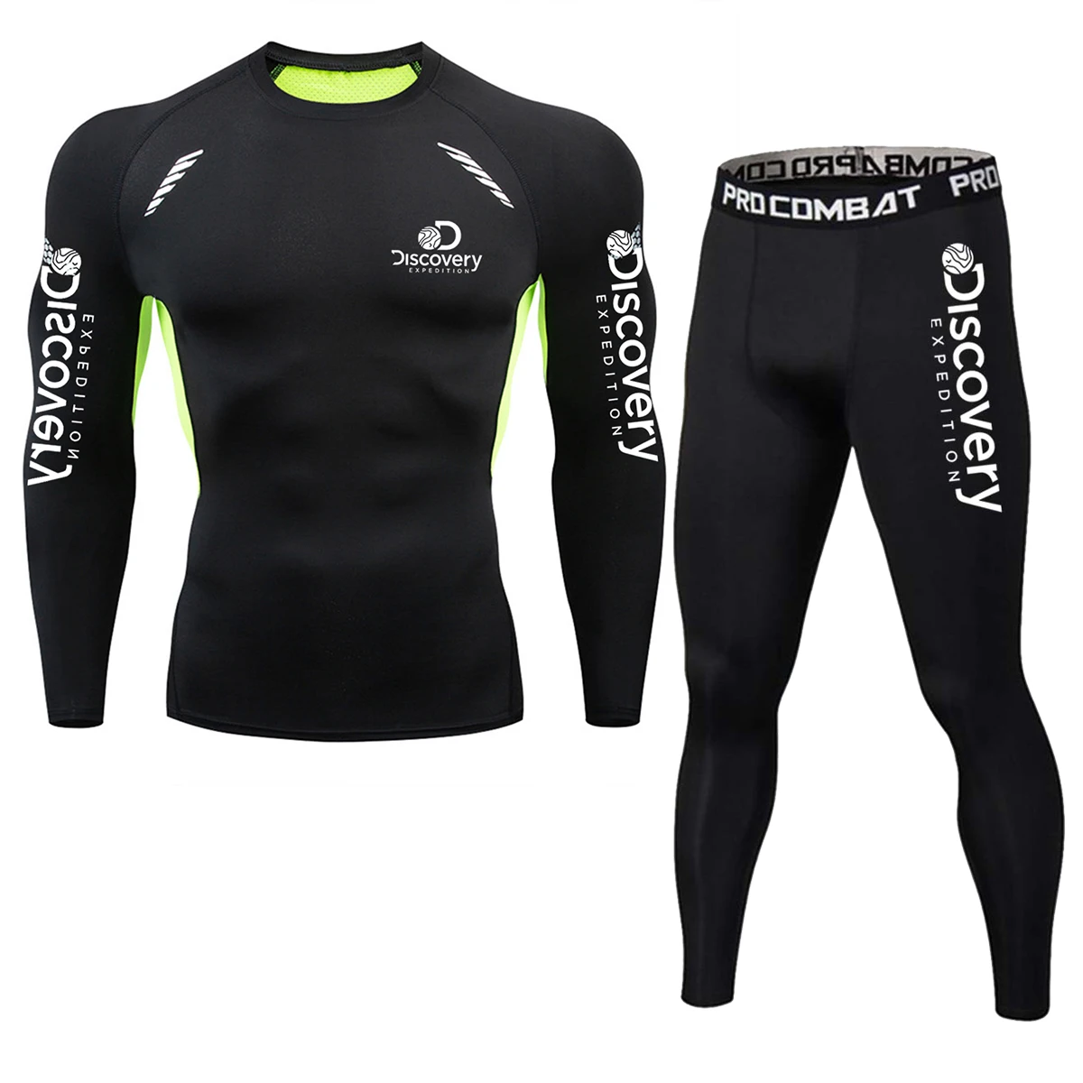 Men's Compression Sportswear Suits Gym Tights Training Clothes Workout Jogging Sports Set Running Rashguard Tracksuit For Men