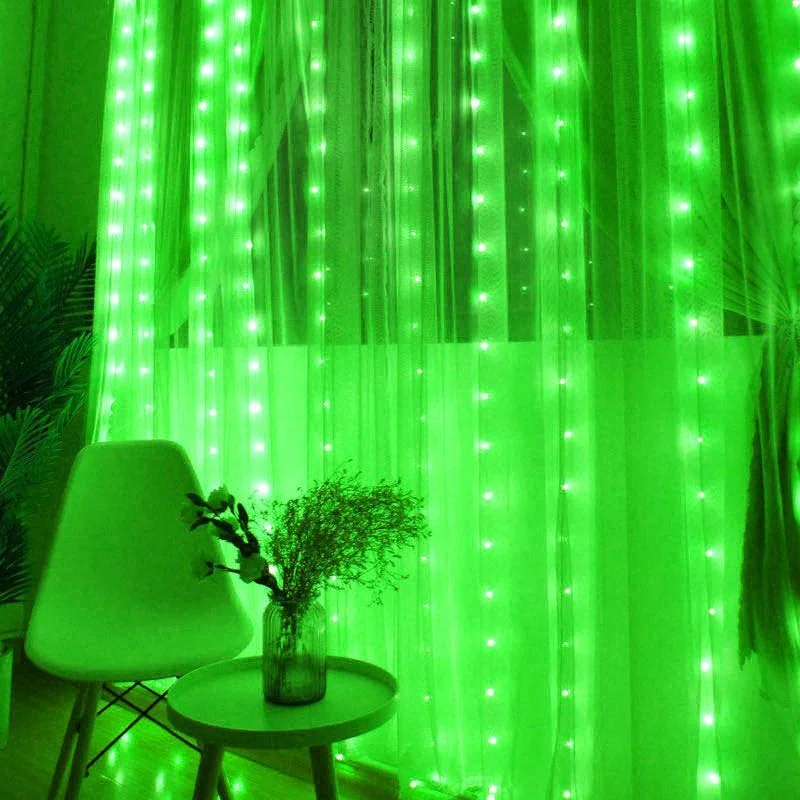 

СВЕТОДИОДНАЯ Гирлянда-занавес, 3/4/6 м, 8 режимов