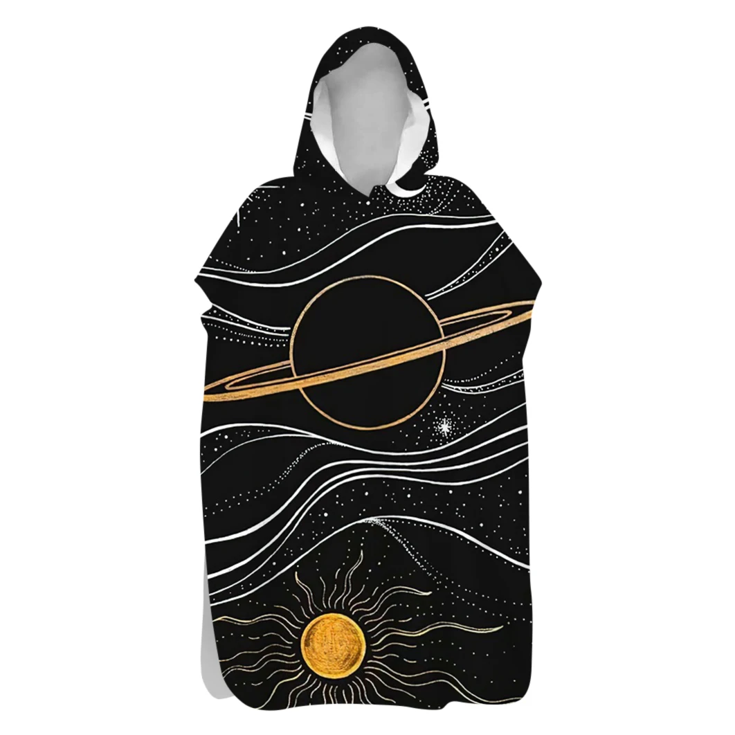 Полотенце-пончо с капюшоном для спа-сауны пляжа |