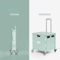 folding shopping cart home portable shopping cart with pull rod shopping cart