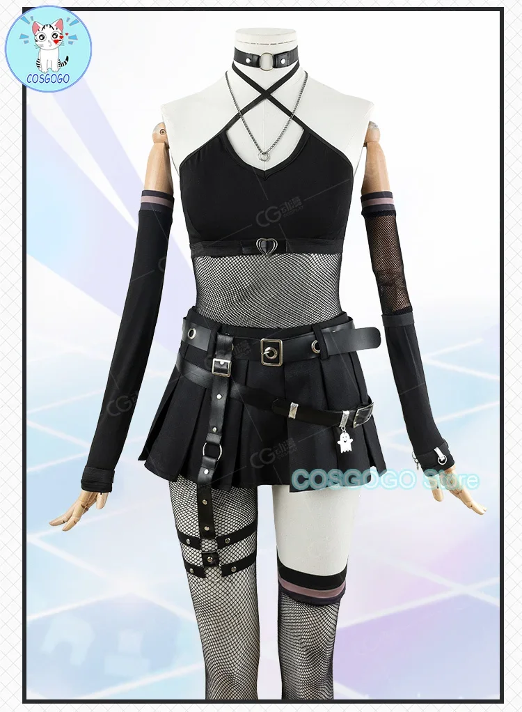 COSGOGO [по индивидуальному заказу] Vtuber Nijisanji Mika Mel (0) Косплей Костюм Хэллоуин наряды