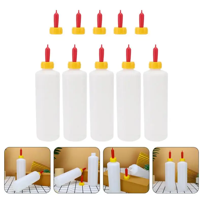 

5 Sets Lamb Milking Bottle Livestock Feeding Bottle Small Animal Milk Bottle