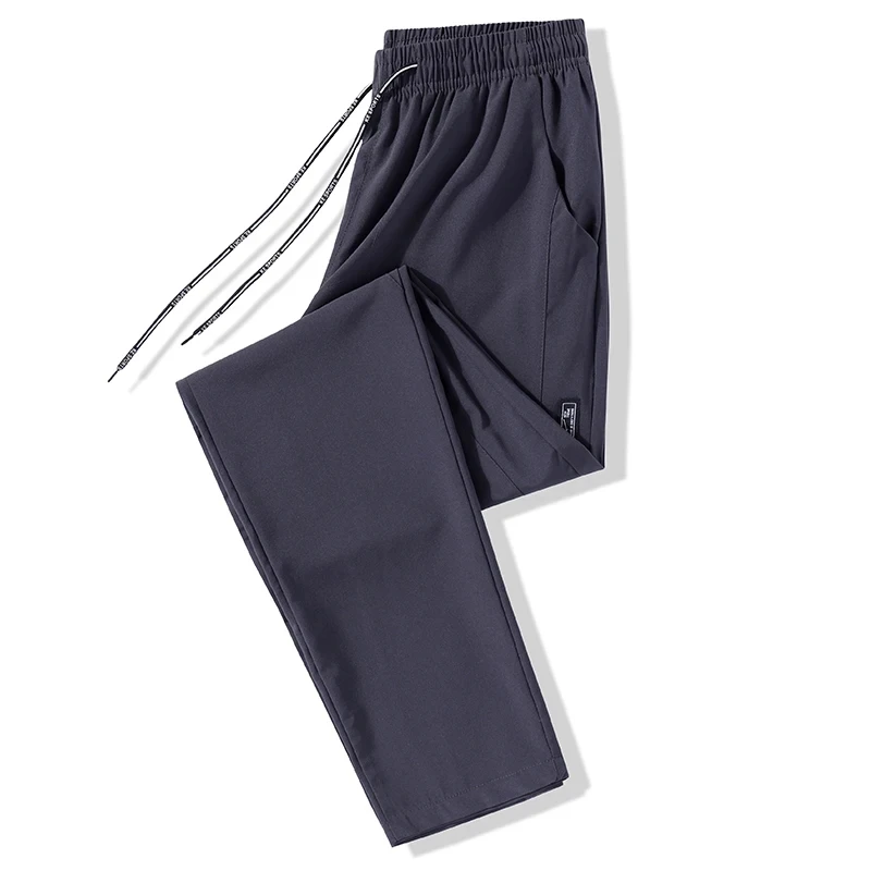 Прямые мужские модные спортивные брюки