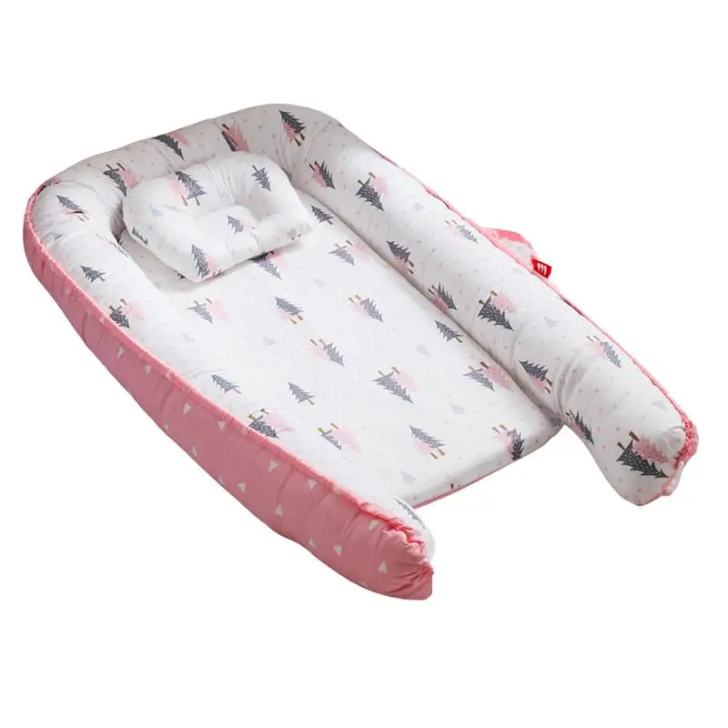 

Baby Soft Sleeper Nest Bed Portable Adjustable Boys Girls Playpen Crib Infant Toddler Cot Cradle Newborn Bassinet Bumper