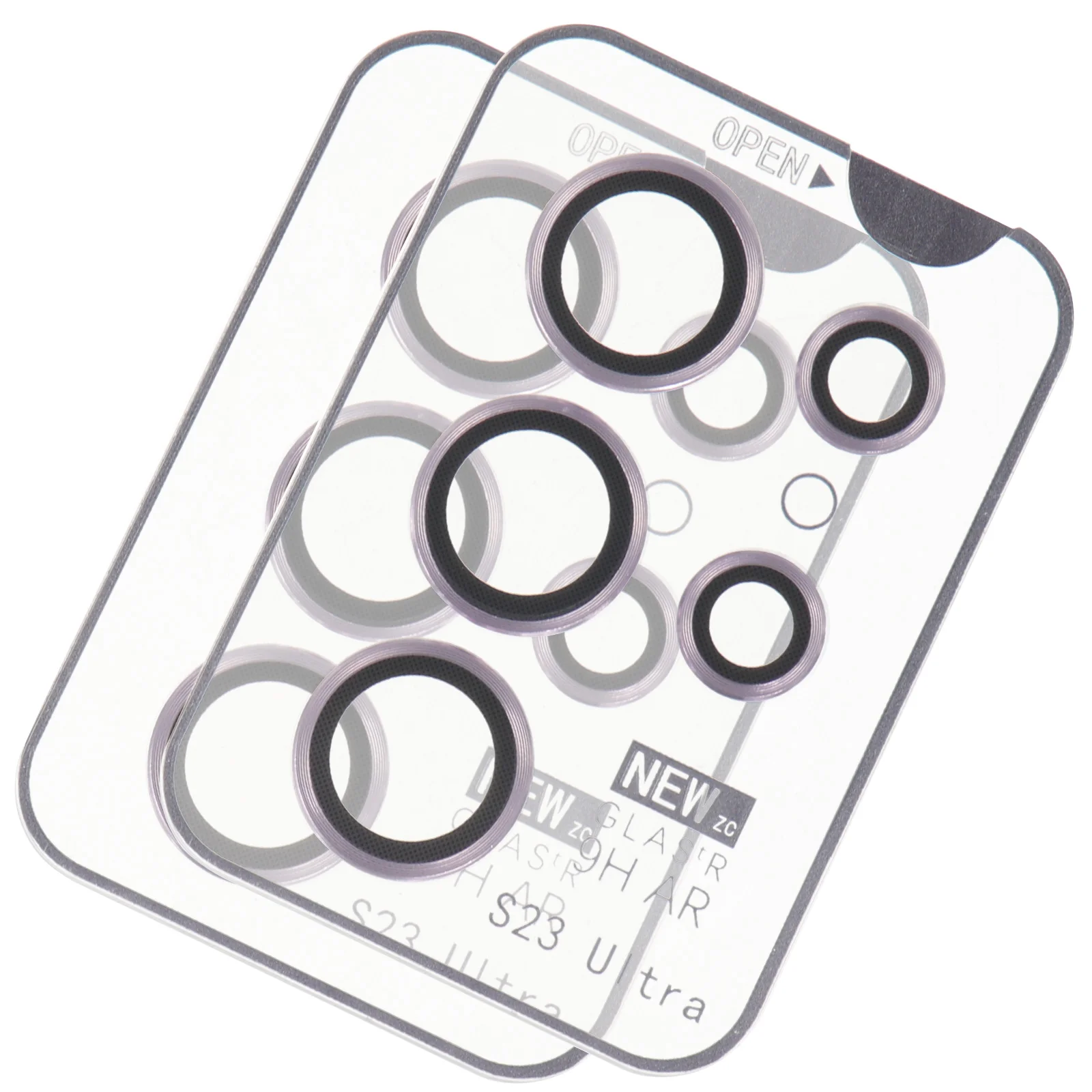 

2 Set of Camera Lens Protector Ultra Clear Lens Protector Compatible with Galaxy S23 Ultra