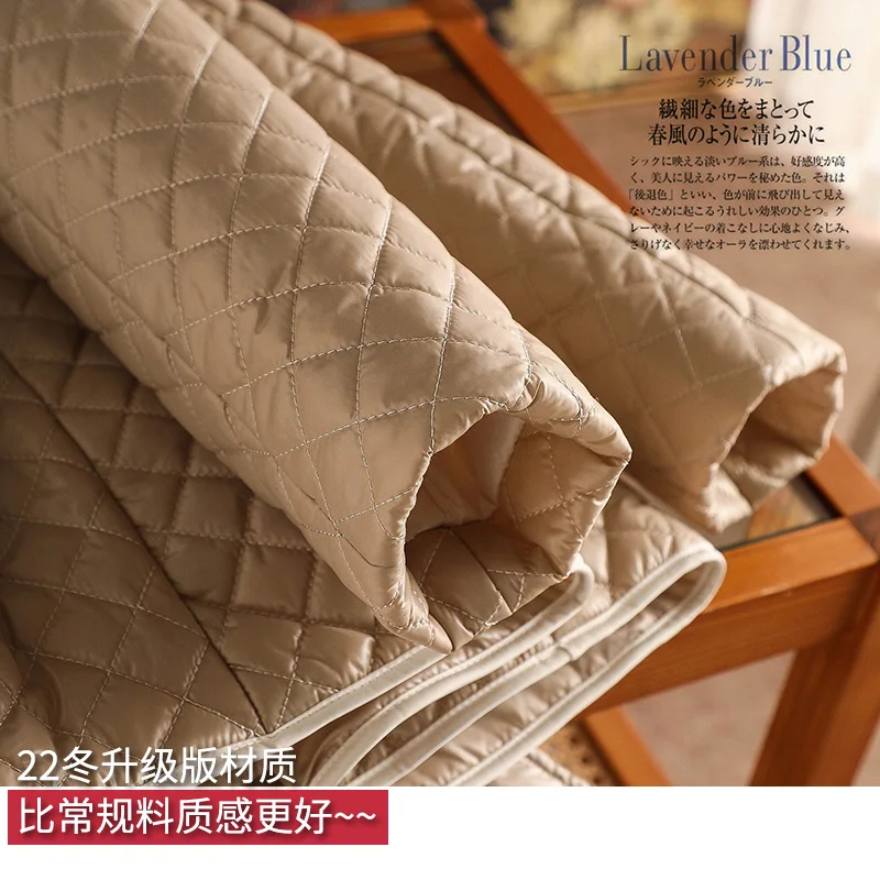 Luxury High Quality Thin 90%  White Duck Down  Casaco Feminino  Office Lady  Autumn/Winter  Covered Button  Adjustable Waist