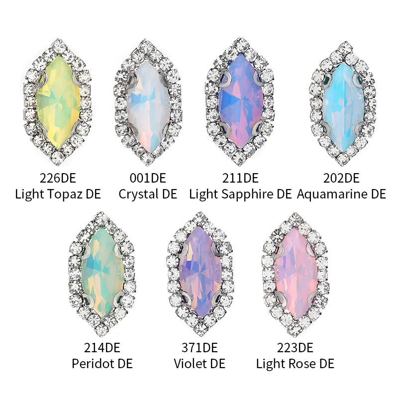 5/10 шт. стразы с металлической пряжкой