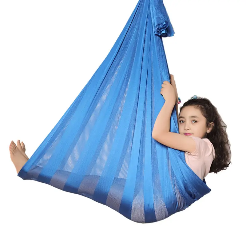 Kids Indoor Outdoor Therapy Swing Cuddle Hammock Child Sensory Integration Snuggle Swing Hammocks Soft Breathable 290x160cm