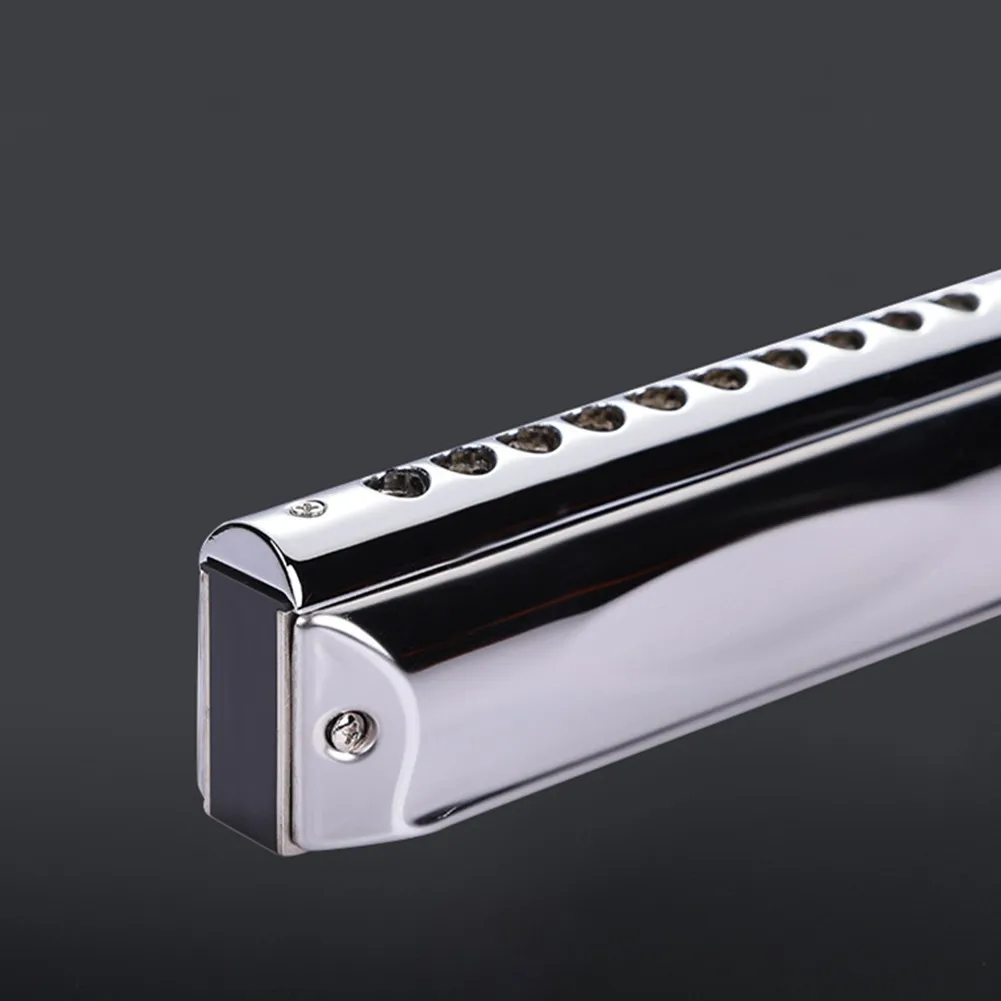 

Professional Chromatic Harmonica Key Of C 10 Holes 40Tones Mouth Organ Instrumentos T10-40 Musical Instruments Accessories Parts