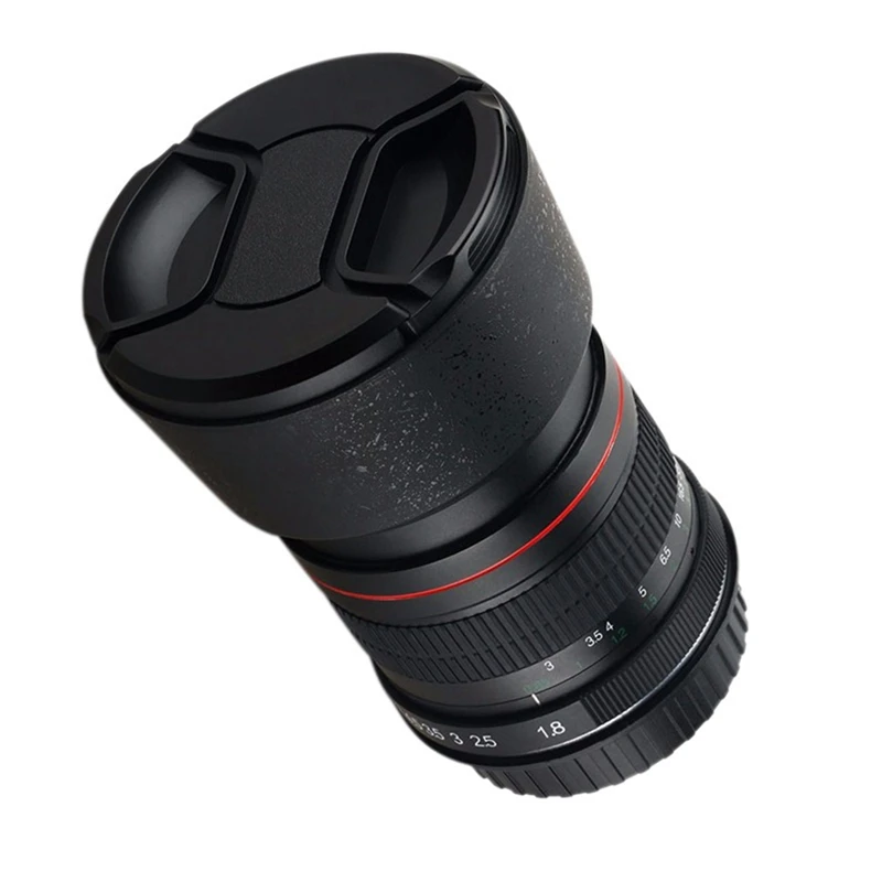Объектив для камеры 85 мм F1.8 SLR с фиксированным фокусом, объектив с большой диафрагмой, полнокадровый портретный объектив для камеры Nikon D850 D810 D780 Объектив для камеры 85 мм F1.8 SLR с фиксированным фокусом, объектив с большой диафрагмой, полнокадровый портретный объектив для камеры Nikon D850 D810 D780